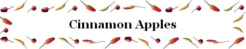 Cinnamon Apples
